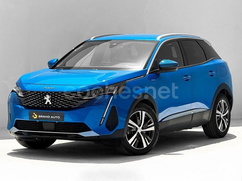 Azul Usado 2021 Peugeot 3008 Allure SUV | 17.500 € (Buen precio) - Imagen 1/4