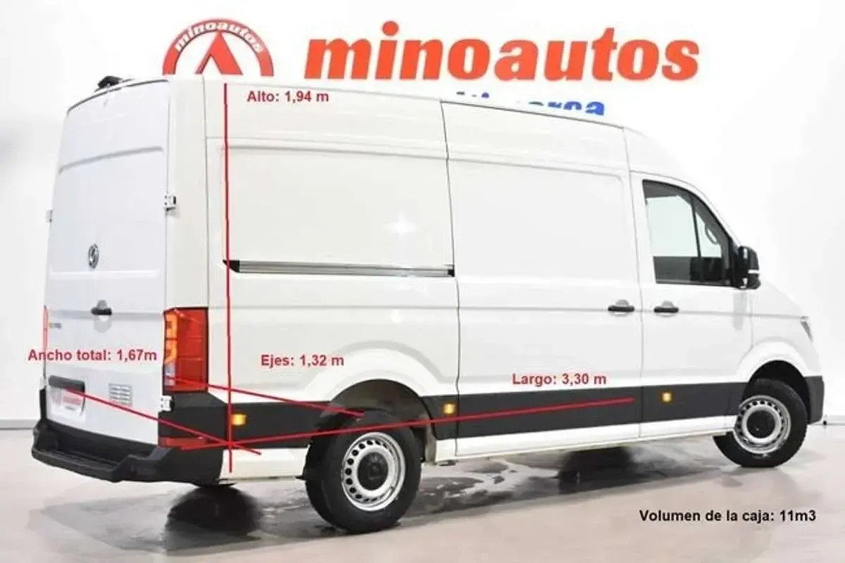 Usado VW Crafter 140 CV (102 kW) 2021 Blanco Van
