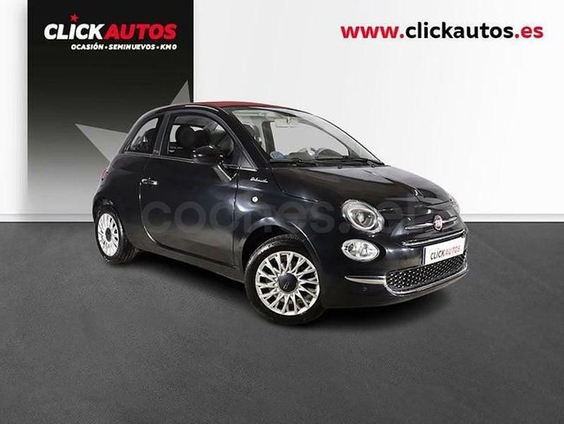 Usado Fiat 500C Dolcevita 70 CV (51 kW) 2021 Negro Descapotable