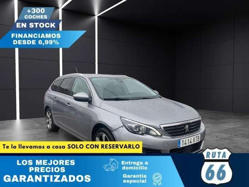 Gris Usado 2019 Peugeot 308 Allure Familiar | 8990 € (Precio justo) - Imagen 1/4