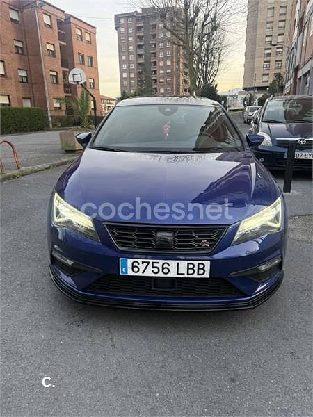 Usado Seat Leon FR 150 CV (110 kW) 2019 Azul Berlina