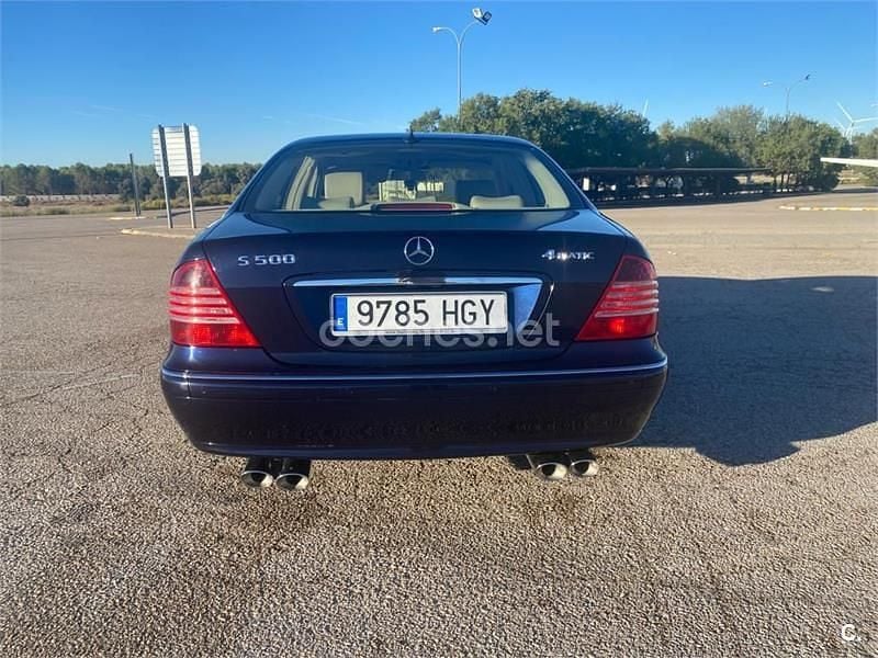 Usado Mercedes S500 306 CV (225 kW) 2003 Azul Berlina
