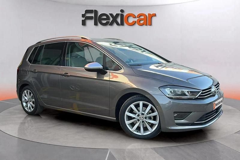 Gris Usado 2016 VW Golf Sportsvan Advance Monovolumen | 12.290 € (Precio justo) - Imagen 1/4