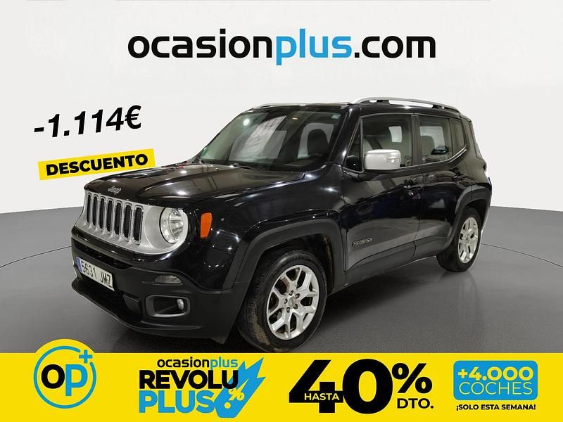 Usado Jeep Renegade Limited 120 CV (88 kW) 2016 Negro SUV