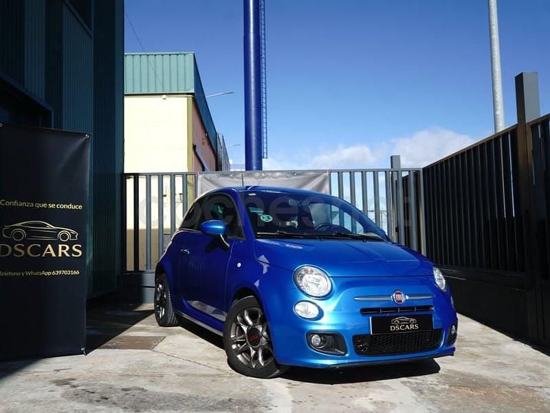 Azul Usado 2015 Fiat 500S S Berlina | 7490 € (Buen precio) - Imagen 1/4