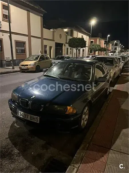 Usado BMW 320 150 CV (110 kW) 2001 Azul Coupe