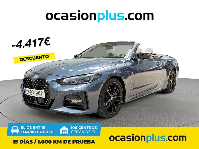 Azul Usado 2023 BMW 420 Descapotable | 48.590 € (Un poco caro) - Imagen 1/4