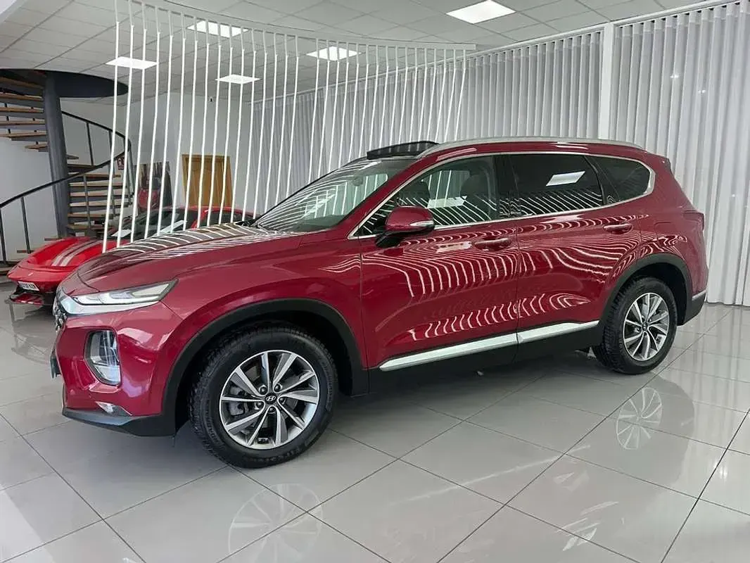 Usado Hyundai Santa Fe 200 CV (147 kW) 2021 Burdeos SUV