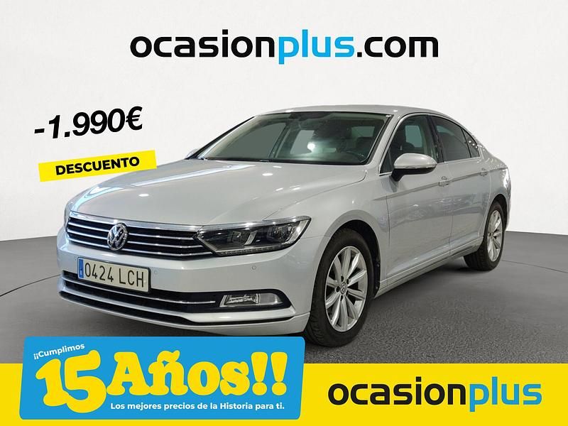 Gris / plata Usado 2019 VW Passat Advance Berlina | 18.290 € (Precio justo) - Imagen 1/4