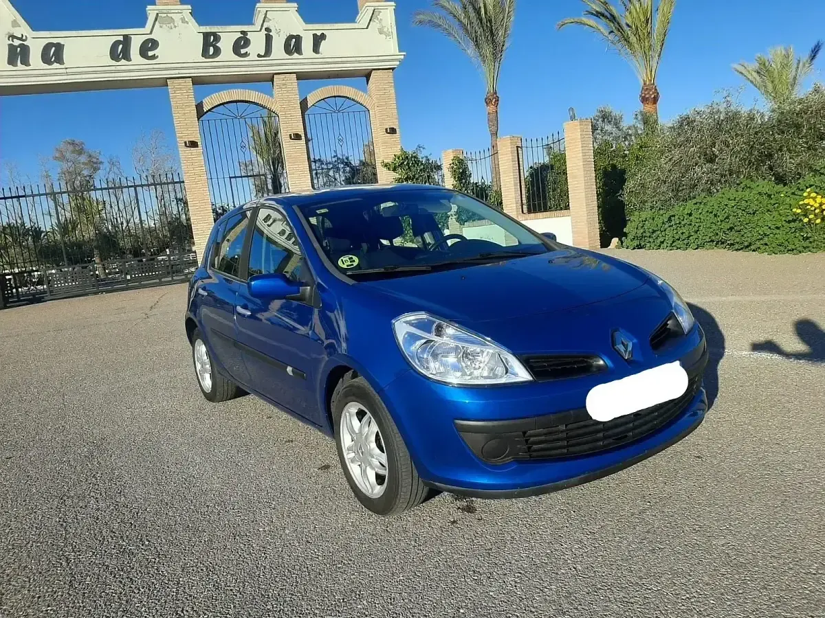 Usado Renault Clio Authentique 85 CV (62 kW) 2008 Azul Utilitario