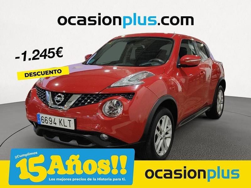 Rojo Usado 2018 Nissan Juke Acenta SUV | 13.700 € (Un poco caro) - Imagen 1/4
