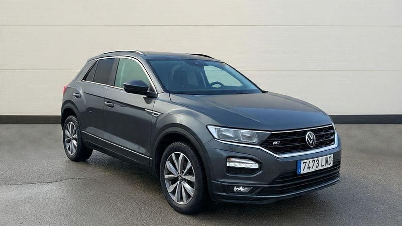 Gris Usado 2022 VW T-Roc Advance SUV | 20.700 € (Precio justo) - Imagen 1/4