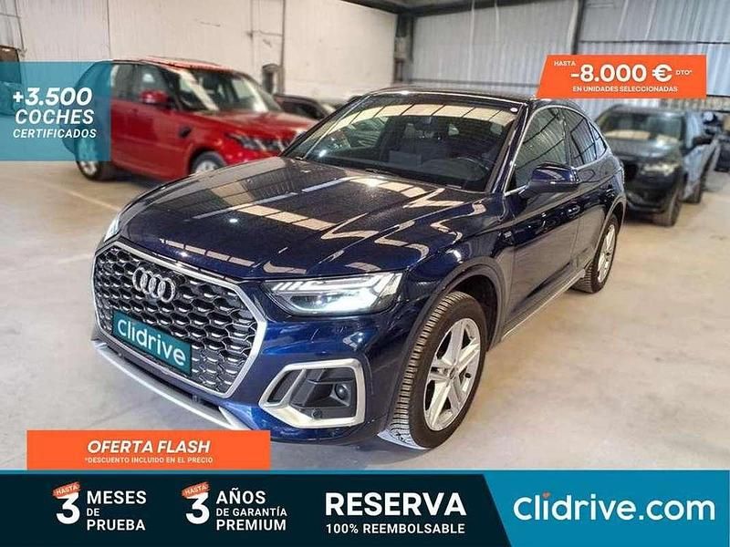 Azul Usado 2022 Audi Q5 S-Line SUV | 27.290 € (Super precio) - Imagen 1/3