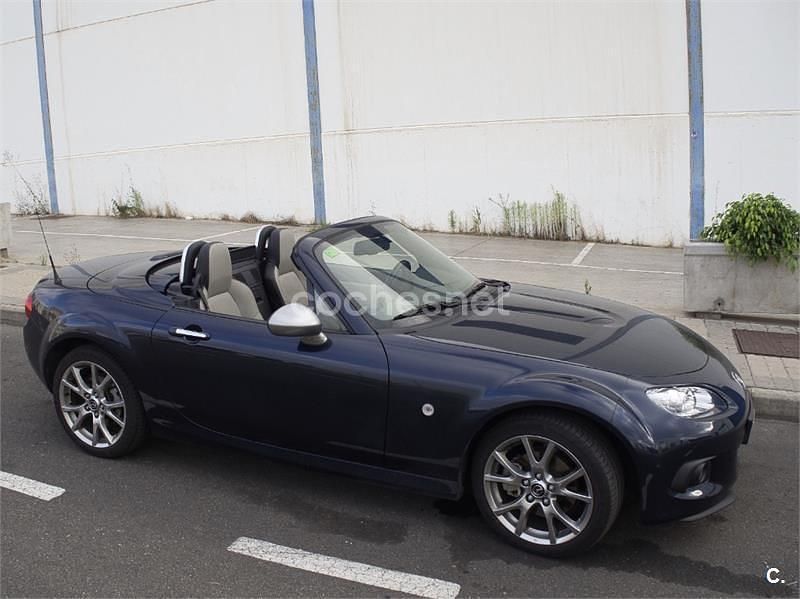 Azul Usado 2014 Mazda MX5 Descapotable | 20.500 € - Imagen 1/4