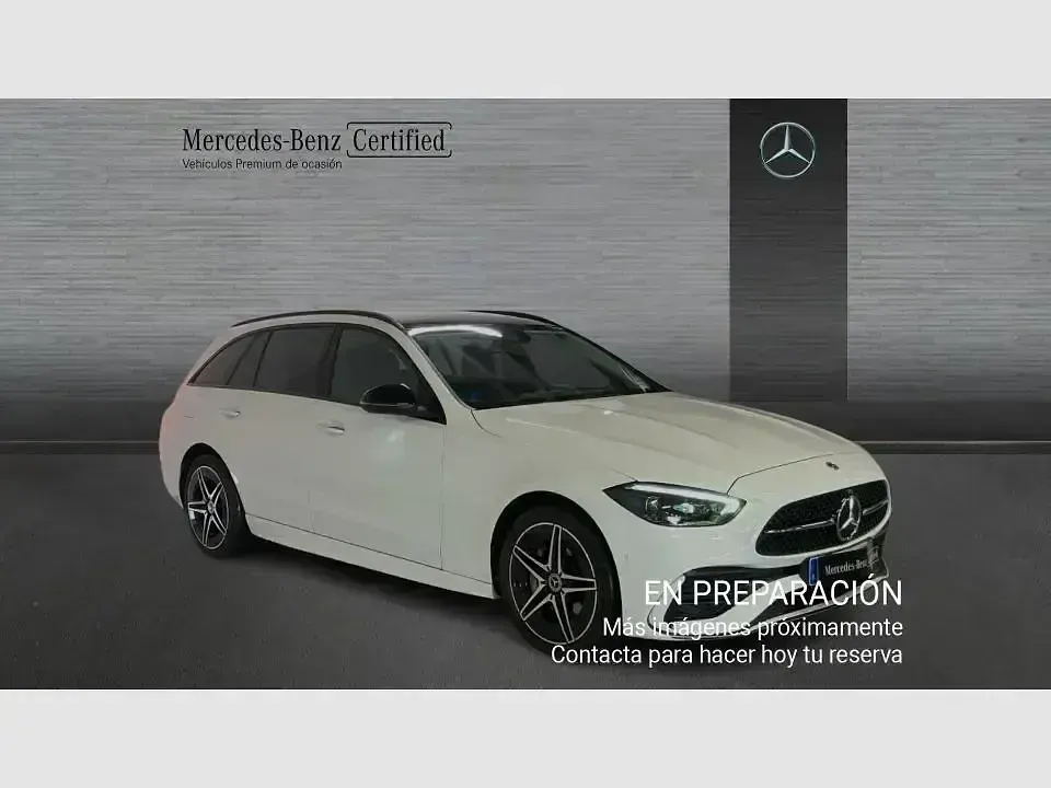 Usado Mercedes C300e 313 CV (230 kW) 2022 Blanco Familiar