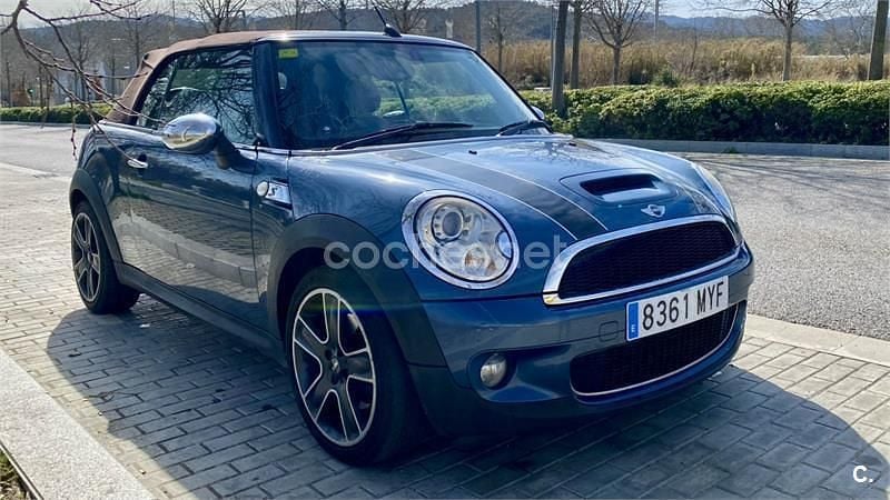 Azul Usado 2010 Mini Cooper S Cabriolet Descapotable | 8400 € (Super precio) - Imagen 1/4