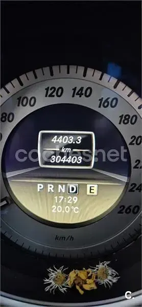 Usado Mercedes C220 Avantgarde 170 CV (125 kW) 2011 Rojo Berlina