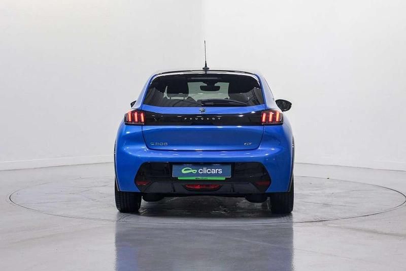 Usado Peugeot e-208 GT 100 kW (136 CV) 2020 Azul Utilitario