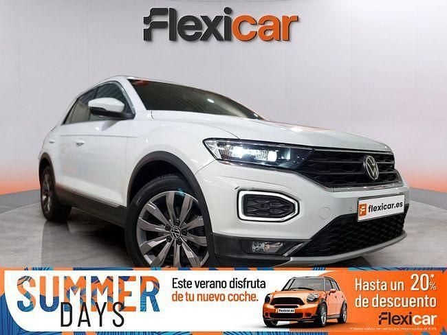 Blanco Usado 2021 VW T-Roc Sportline SUV | 21.990 € (Precio justo) - Imagen 1/4