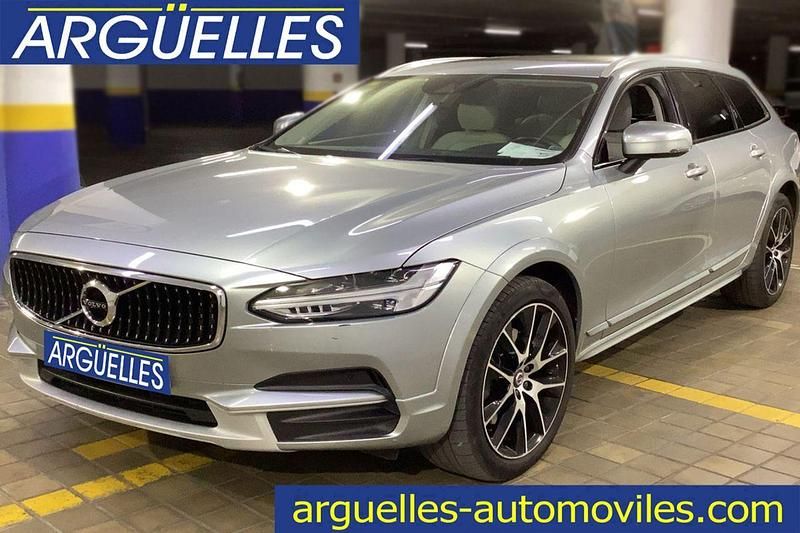 Gris / plata Usado 2018 Volvo V90 CC Pro Familiar | 29.800 € - Imagen 1/4