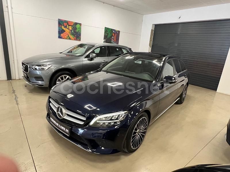 Usado Mercedes C200 160 CV (117 kW) 2019 Azul Familiar
