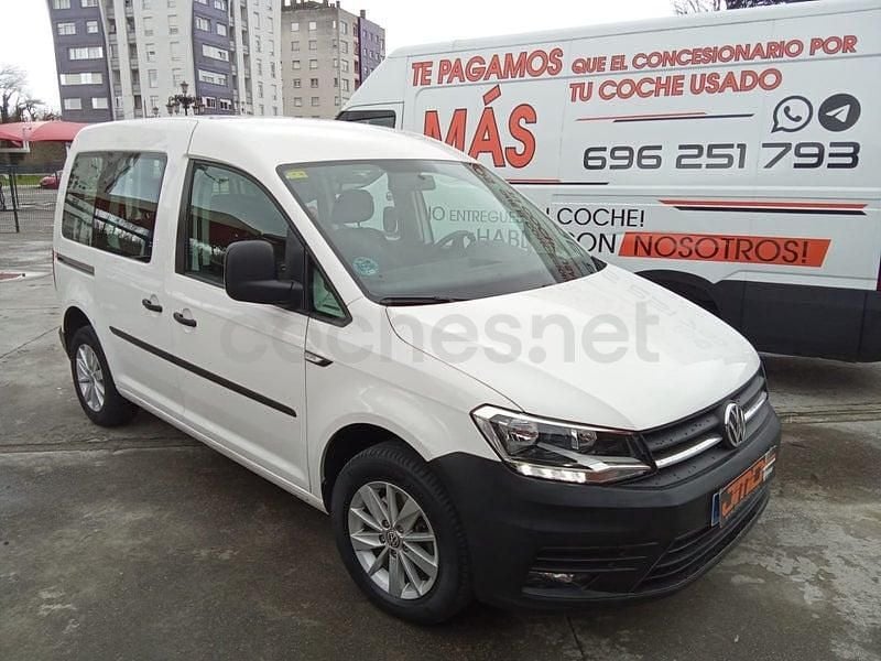 Usado VW Caddy Edition 102 CV (75 kW) 2019 Blanco Monovolumen