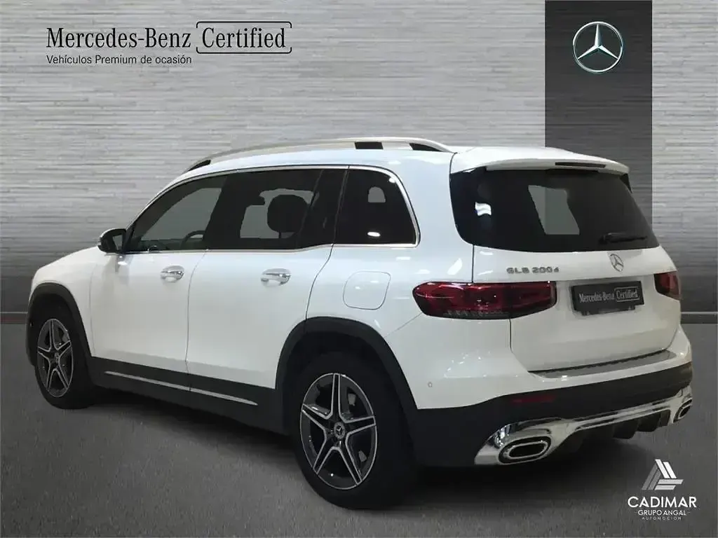 Usado Mercedes GLB200 150 CV (110 kW) 2021 Blanco SUV