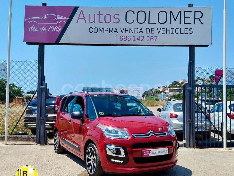 Rojo Usado 2014 Citroën C3 Picasso Monovolumen | 7800 € (Precio justo) - Imagen 1/4