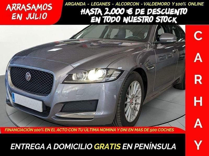 Gris Usado 2019 Jaguar XF Sportbrake Prestige Familiar | 17.990 € - Imagen 1/4