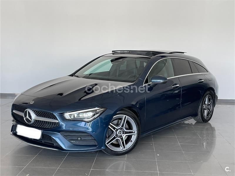 Azul Usado 2021 Mercedes CLA200 Shooting Brake Familiar | 21.000 € (Precio justo) - Imagen 1/4