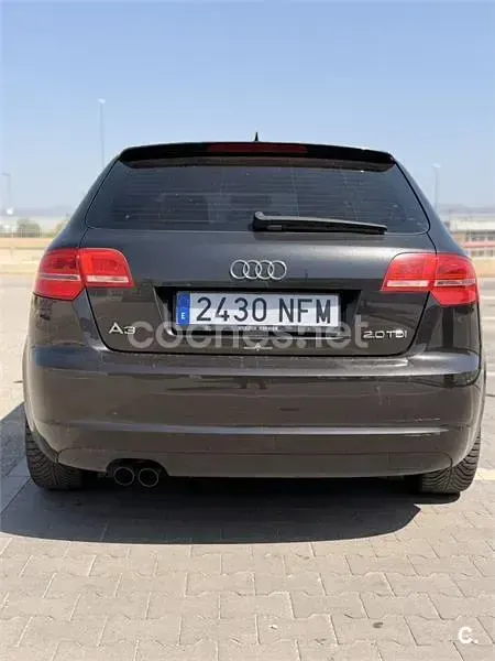 Usado Audi A3 Ambition 140 CV (102 kW) 2009 Negro Utilitario