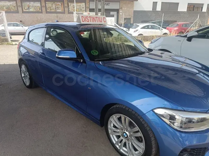Usado BMW 116 116 CV (85 kW) 2016 Azul Utilitario