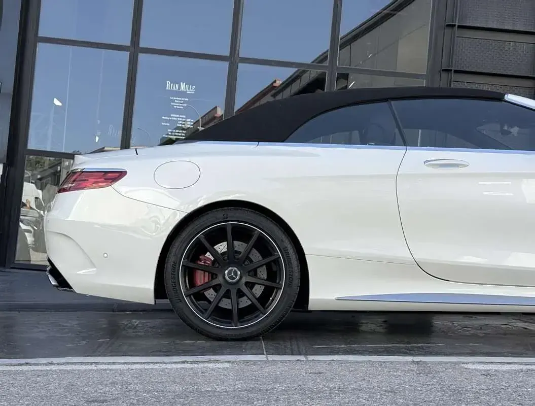 Usado Mercedes S63 AMG AMG 585 CV (430 kW) 2016 Blanco Descapotable