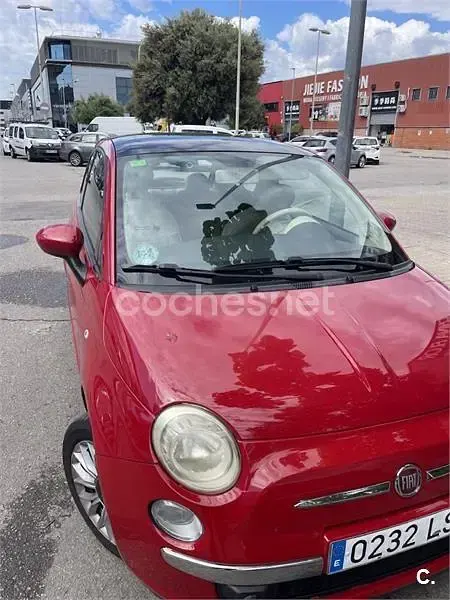 Usado Fiat 500 69 CV (50 kW) 2014 Rojo Berlina