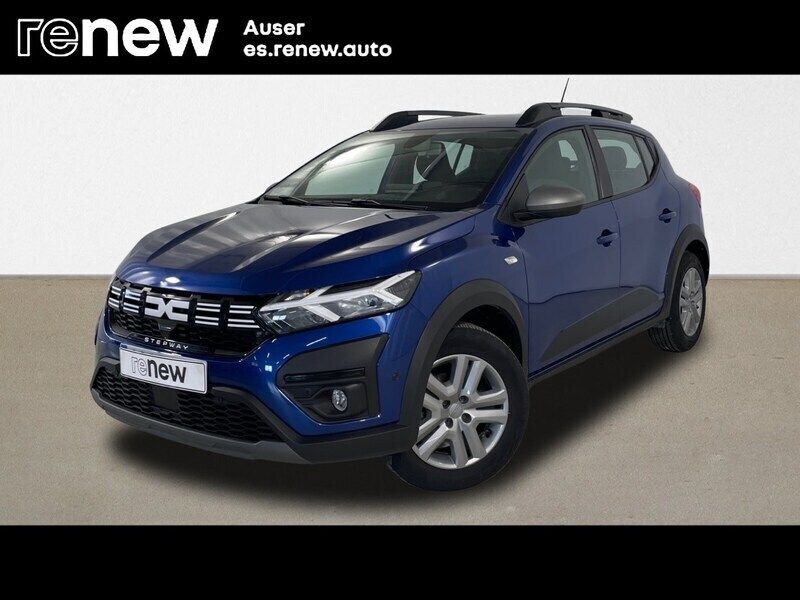 Azul rayo Usado 2023 Dacia Sandero Expression Utilitario | 15.950 € (Precio justo) - Imagen 1/4