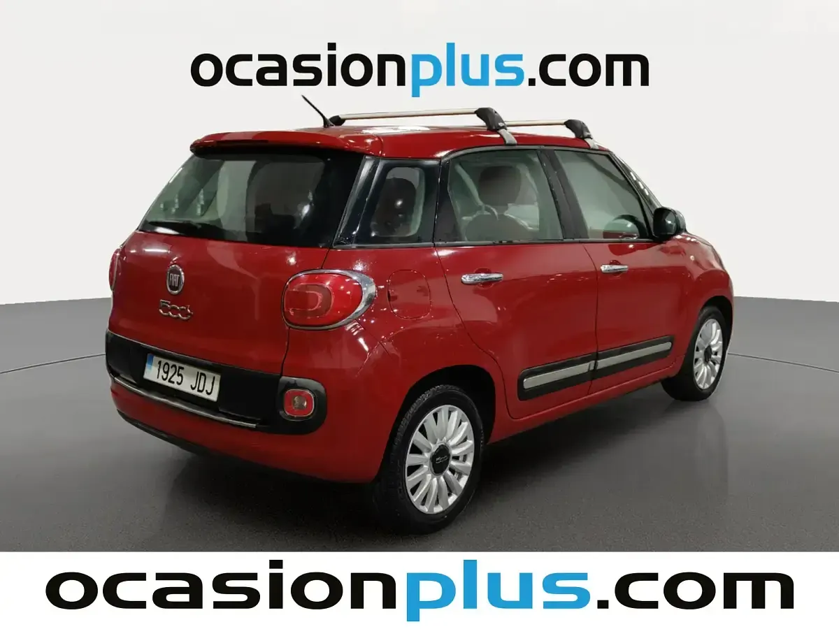 Usado Fiat 500L Pop Star 85 CV (62 kW) 2015 Rojo Monovolumen