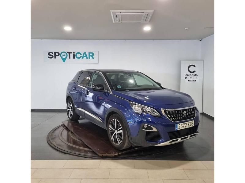 Usado Peugeot 3008 Allure 130 CV (95 kW) 2018 Azul SUV
