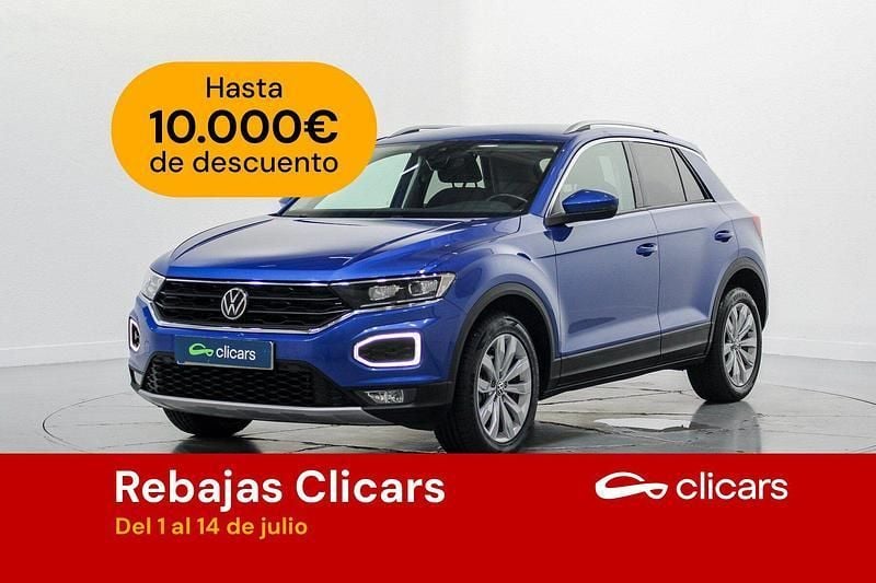 Azul Usado 2021 VW T-Roc Advance SUV | 20.990 € (Precio justo) - Imagen 1/4
