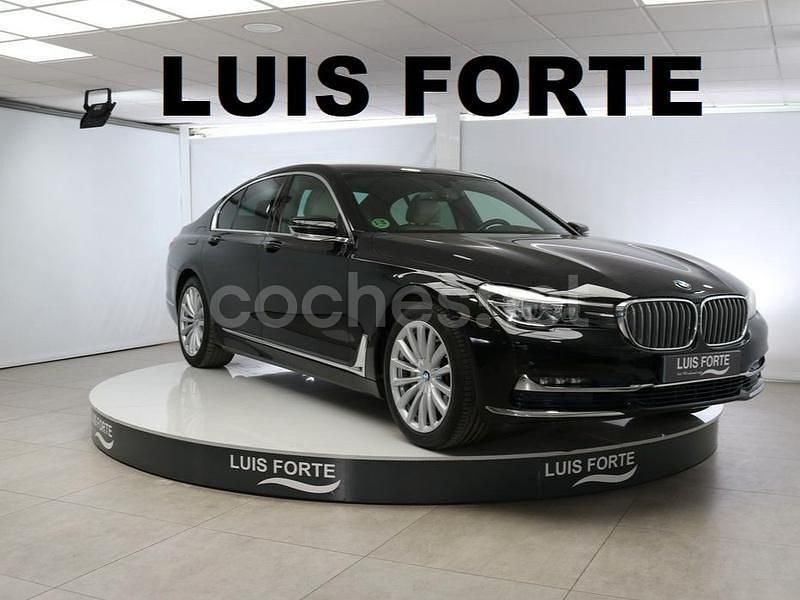 Negro Usado 2017 BMW 730L Berlina | 32.800 € - Imagen 1/4
