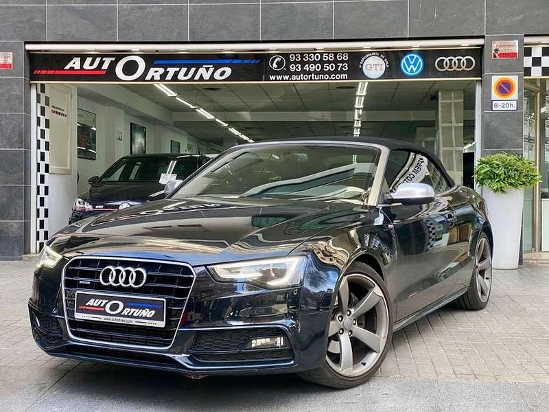 Usado Audi A5 Cabriolet 245 CV (180 kW) 2012 Negro Descapotable