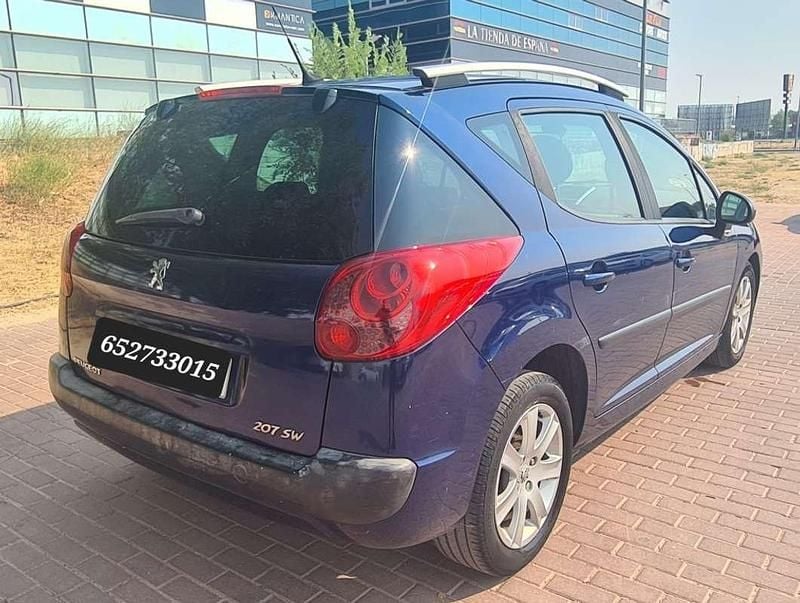 Usado Peugeot 207 Sport 109 CV (80 kW) 2009 Azul Familiar