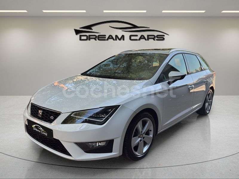 Blanco Usado 2015 Seat Leon FR Familiar | 13.990 € (Precio justo) - Imagen 1/4