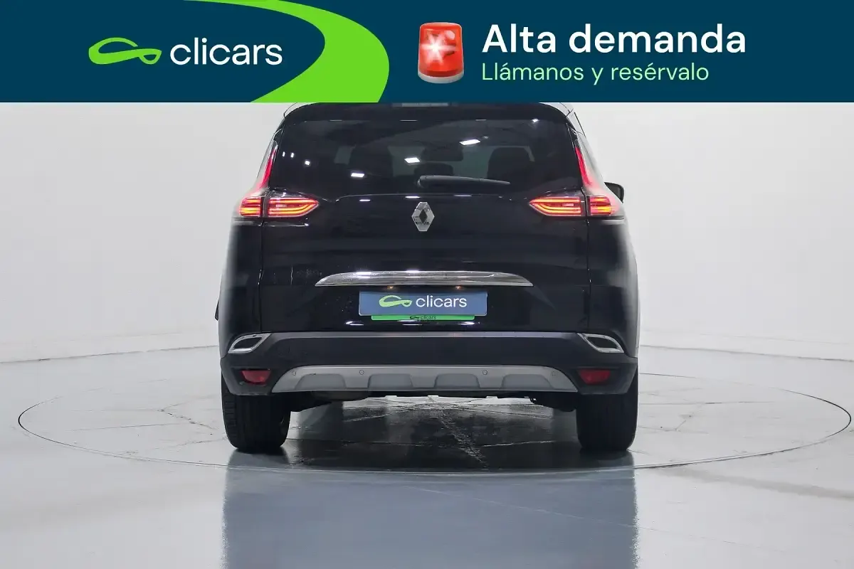 Usado Renault Espace Zen 160 CV (117 kW) 2016 Negro Monovolumen