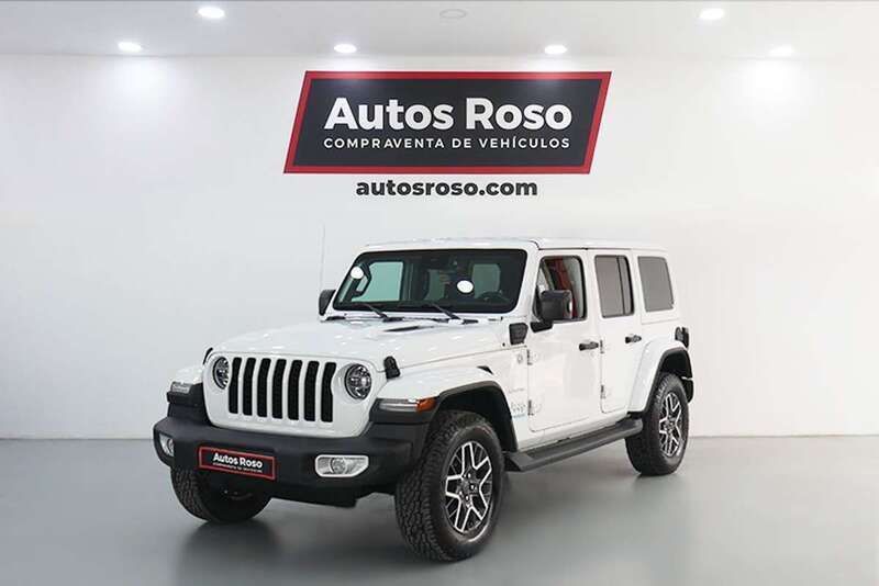 Negro Usado 2023 Jeep Wrangler Sahara SUV | 48.490 € - Imagen 1/4