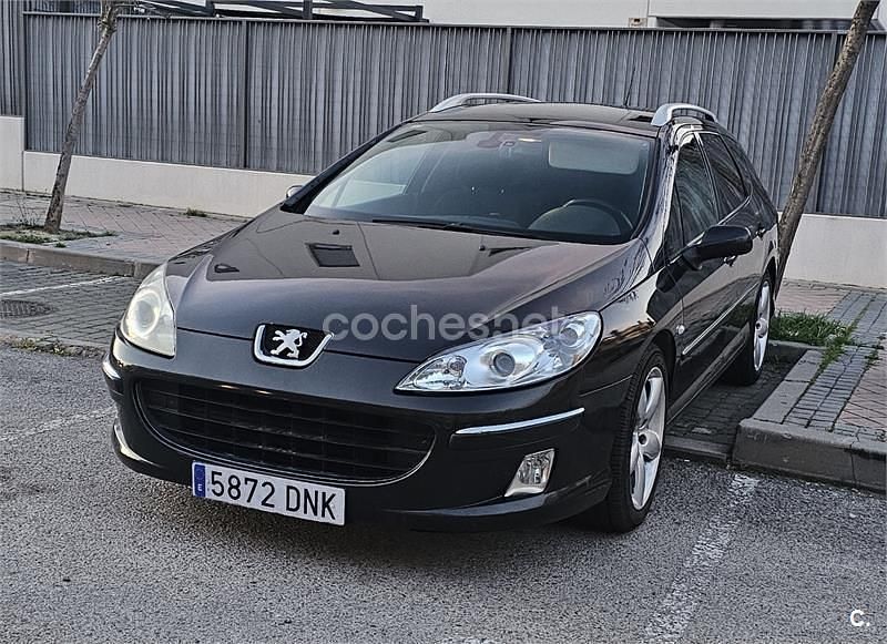 Usado Peugeot 407 Sport 136 CV (100 kW) 2005 Negro Familiar