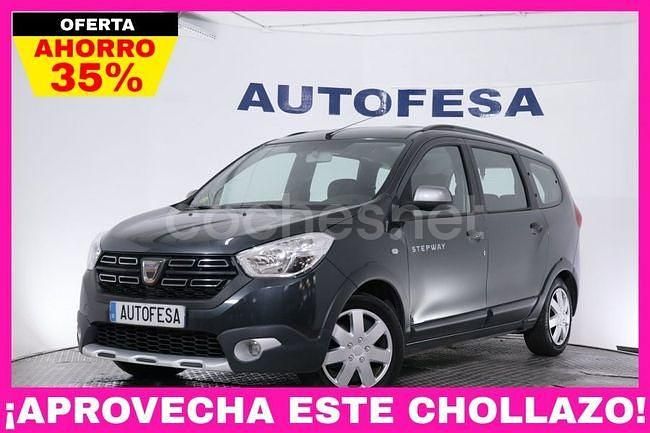 Gris / plata Usado 2020 Dacia Lodgy Comfort Monovolumen | 14.950 € (Precio justo) - Imagen 1/4