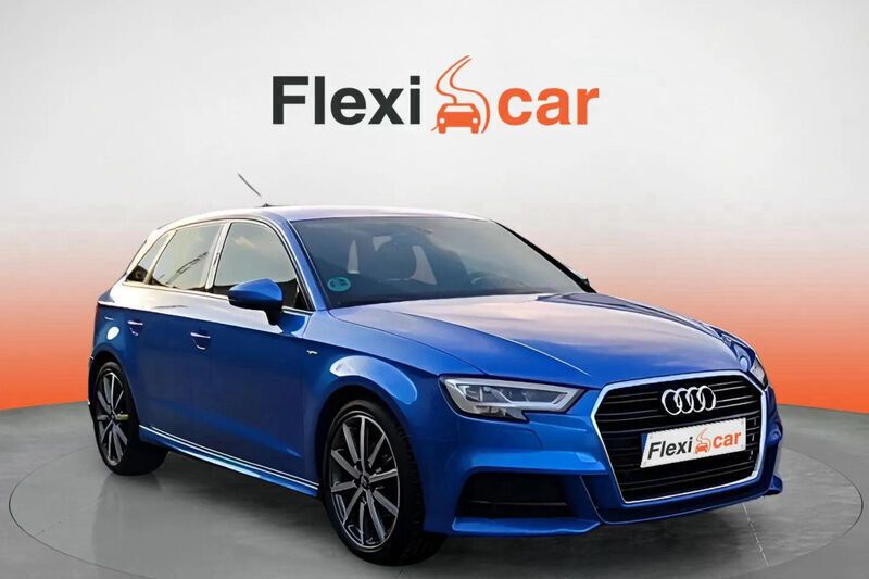Azul Usado 2019 Audi A3 Sportback S-Line Berlina | 17.590 € (Precio justo) - Imagen 1/4