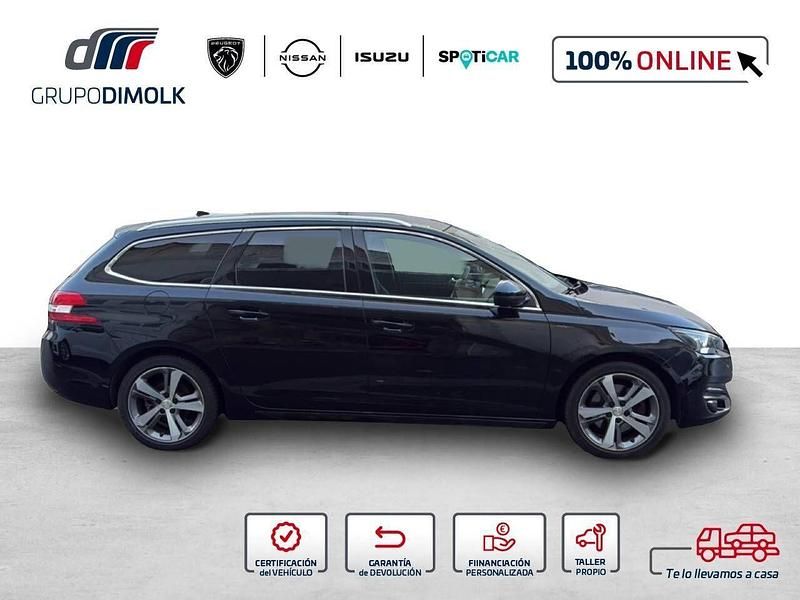 Usado Peugeot 308 SW GT-line 150 CV (110 kW) 2016 Negro Familiar