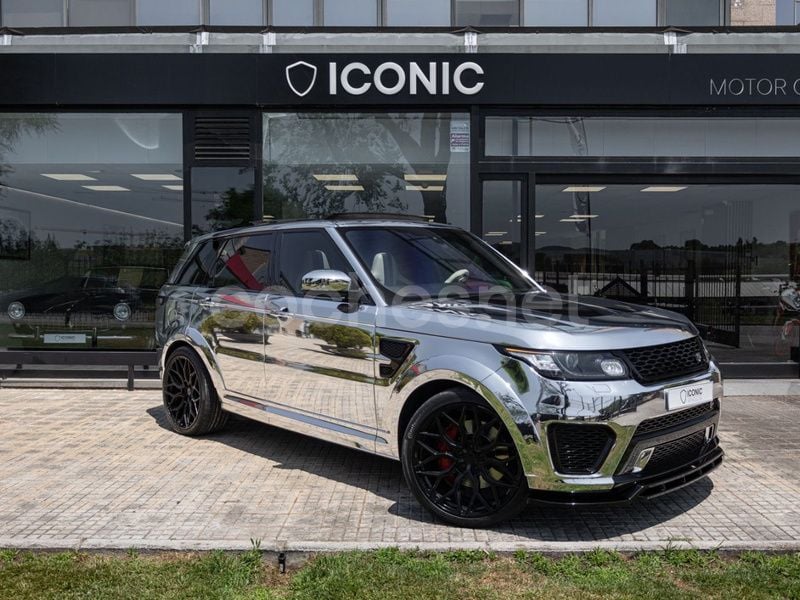 Gris / plata Usado 2017 Land Rover Range Rover Sport SVR SUV | 77.900 € - Imagen 1/4