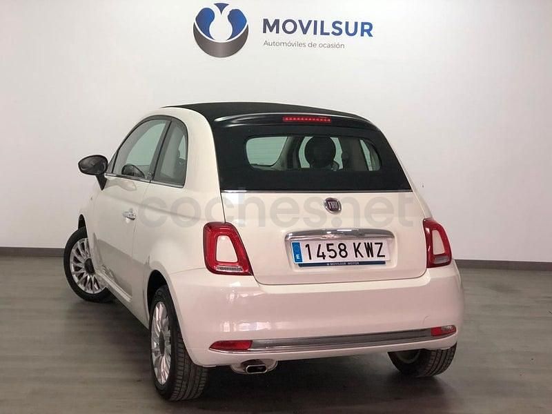 Usado Fiat 500C Lounge 85 CV (62 kW) 2019 Blanco Descapotable